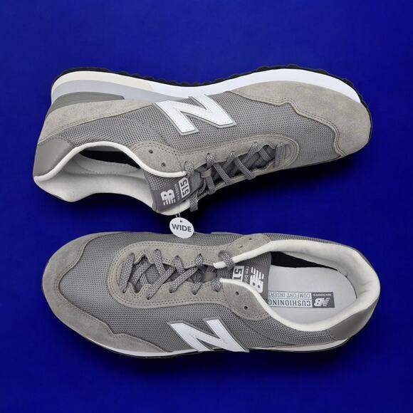 New Balance 515 (ML515GR3) Mens Sneakers Shoe Sz 14 Wide 4E Grey White Cushioned main image 4